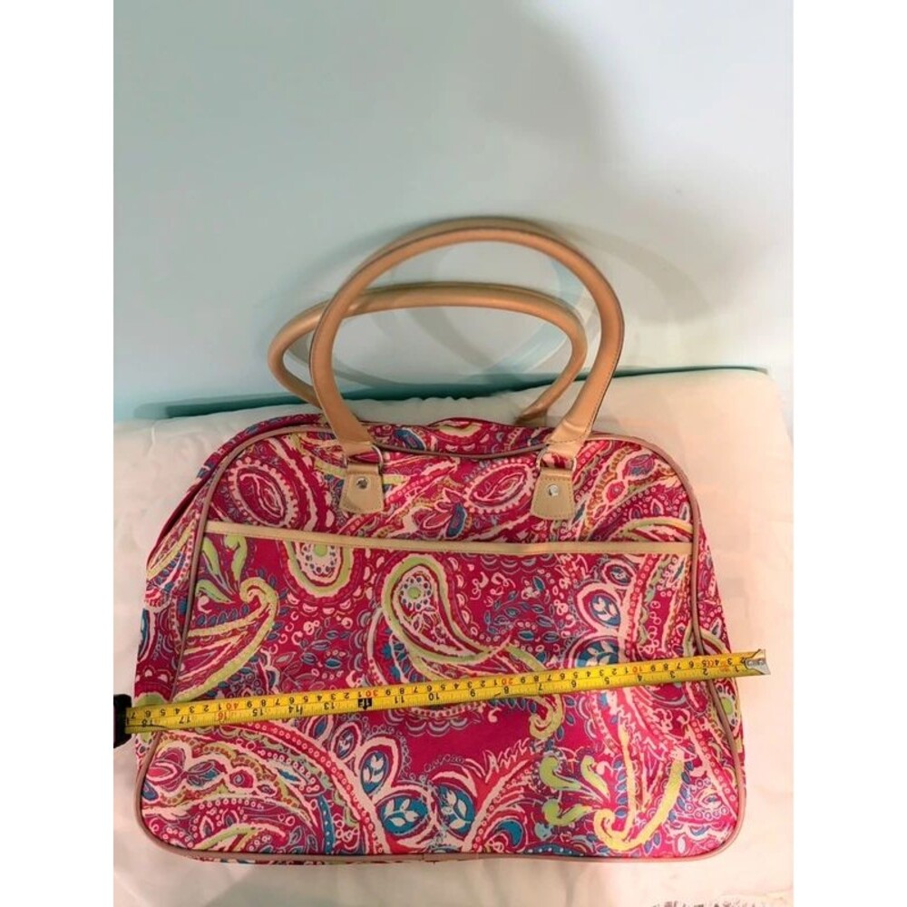 Paisley weekender overnight bag tote - Picture 4 of 6